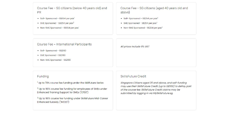 Course Pricing